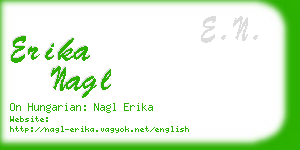 erika nagl business card